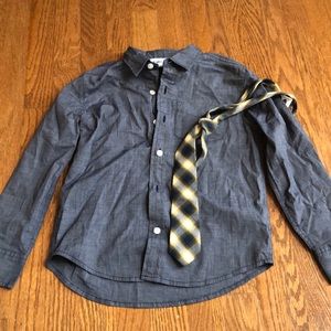 Old Navy Blue button down shirt NWT